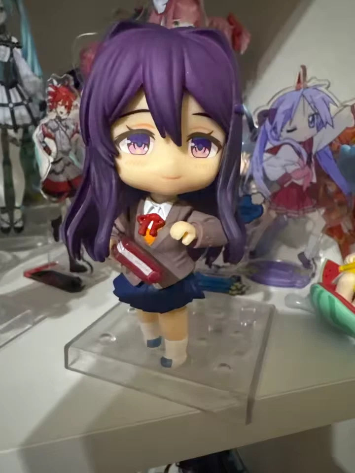Yuri Doki Doki Literature Club! Adjustable Kawaii Anime Figure PVC 4" [Boxed]