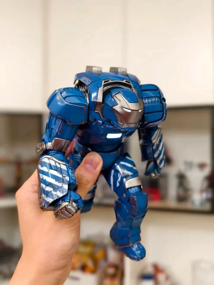 Iron Man Mark 38 Hulk Buster Marvel Adjustable Iconic Action Figure 7" [Boxed]