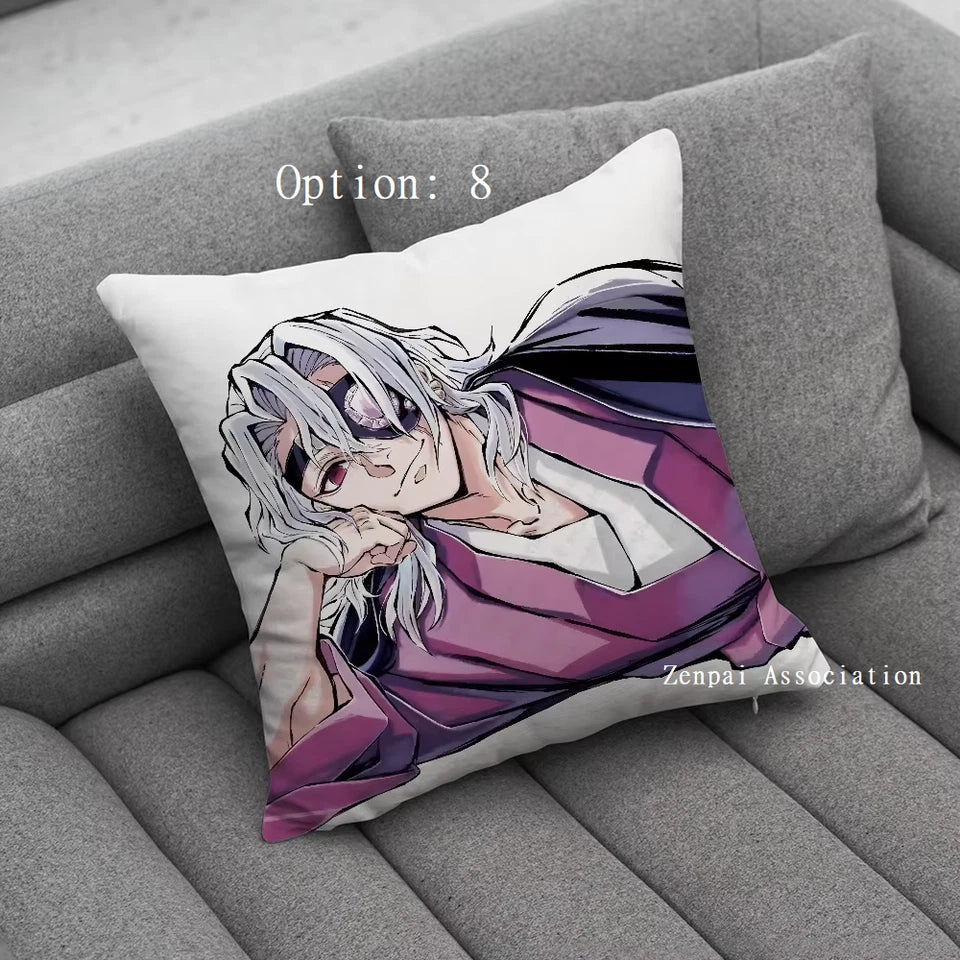 Tengen Uzui Hashira Demon Slayer Anime Soft Pillow Cushion Cover 2 x 2 ft