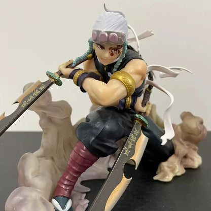 Tengen Uzui Sound Breathing Demon Slayer Collector-Grade Anime Figure PVC 6" [Boxed]