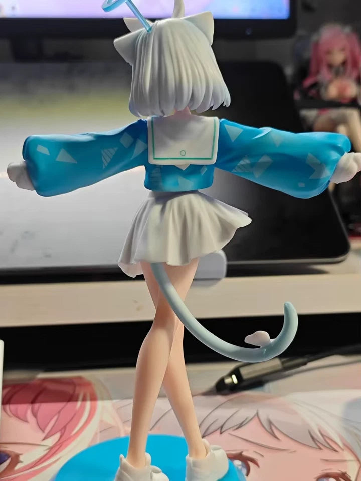 Arona Neko Student Blue Archive RPG Kawaii Nekomimi Figure PVC 8" [Boxed]