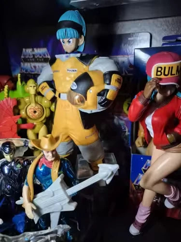 Bulma Space Suit Dragon Ball Z Anime Figure Model Statue PVC 8" [No Box]