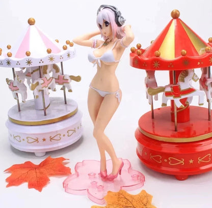 Super Sonico Swimsuit Nitroplus SoniAni Vocaloid Anime Figure Model Statue PVC 7" [No Box]