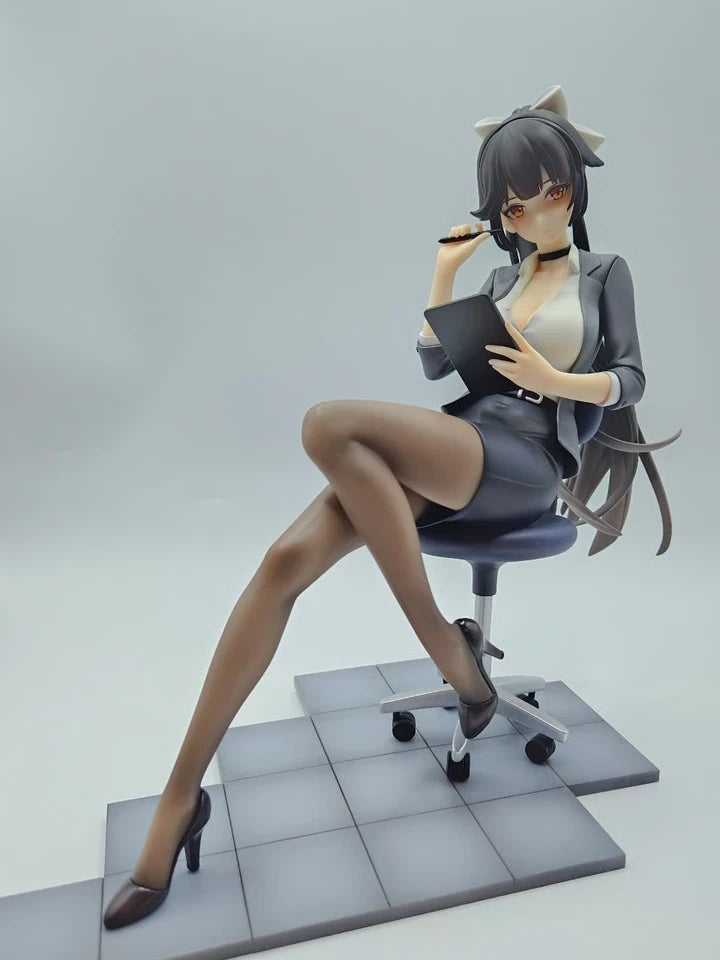 Takao Office Outfit Azur Lane RPG Top-Rated Anime Figure PVC 6.6" [Boxed]