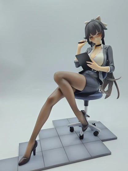 Takao Office Outfit Azur Lane RPG Top-Rated Anime Figure PVC 6.6" [Boxed]