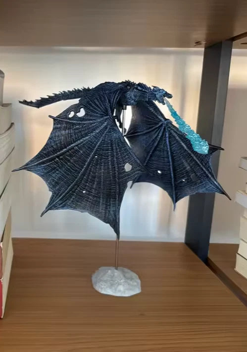 Viserion White Walker Game of Thrones Desktop Collectible Figure PVC 7" [Boxed]