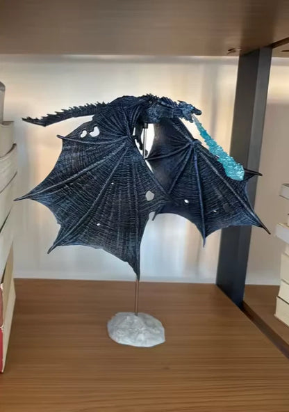 Viserion White Walker Game of Thrones Desktop Collectible Figure PVC 7" [Boxed]