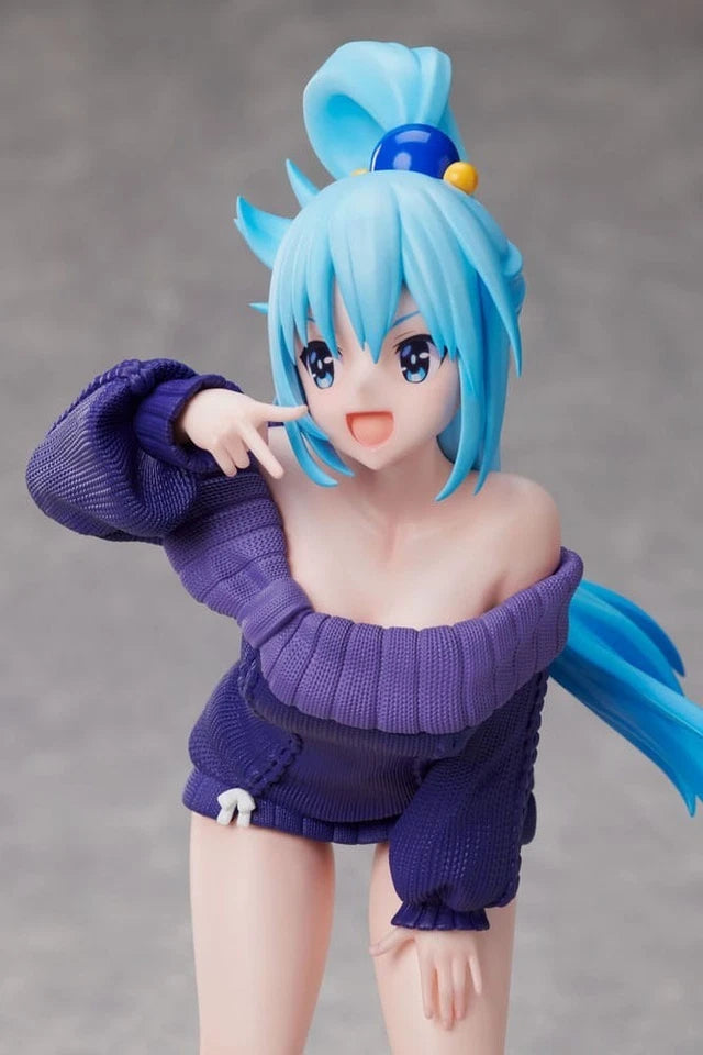 Aqua Camera Pose KonoSuba Fan-Favorite Kawaii Anime Figure PVC 8" [Boxed : Original]