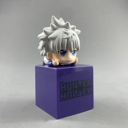 Killua, Gon, Kurapika, Hisoka Chibi Hunter × Hunter Anime Figure Model Statue PVC 4" [Boxed]