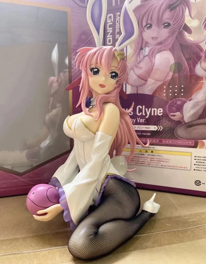 Lacus Clyne Bunny Mobile Suit Gundam SEED Anime Figure Model Statue PVC 11" [Boxed]