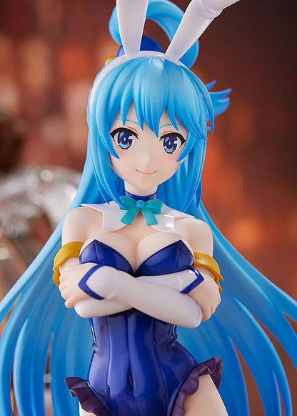 Aqua Bunny Girl KonoSuba Popular Kawaii Anime Figure Model Statue PVC 10" [Boxed]