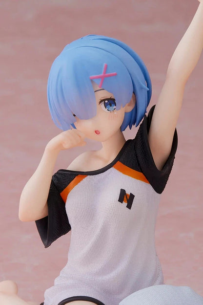 Rem Slumber Re: Zero Anime Kawaii Desktop Petite Figure PVC 3.9" [No Box]