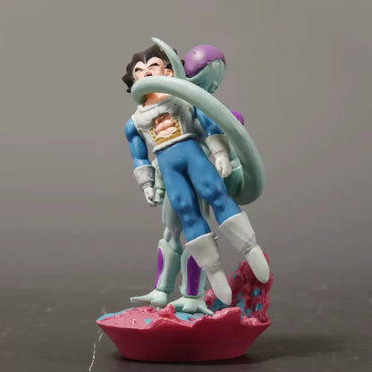 Frieza vs Vegeta Dragon Ball Z Rare Anime Figure Model Statue PVC 3.7" [No Box]