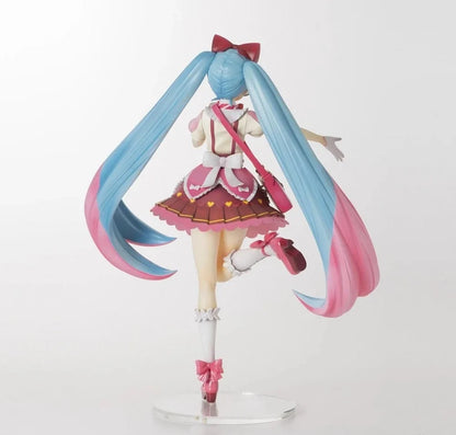 Hatsune Miku Ribbon Heart Project DIVA Vocaloid Kawaii Figure PVC 6" [No Box]