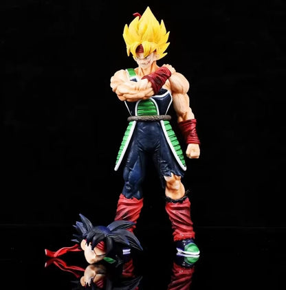 Bardock Battle Armor Dragon Ball Z Adjustable Anime Figure Model PVC 9" [No Box]