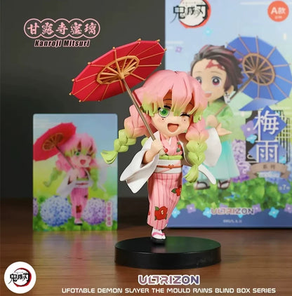 Tanjiro, Nezuko, Muichiro, Zenitsu, Mitsuri, Tengen Demon Slayer Collectible Anime Figure PVC 4.5" [Boxed]