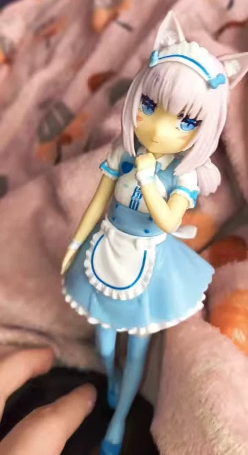 Chocola & Vanilla Maid Outfit Nekopara Anime Figure Model Statue PVC 7" [Boxed]