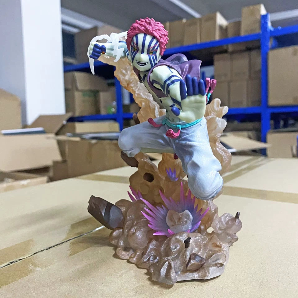 Akaza Upper Moon 3 Demon Slayer Anime Limited Ed Rare Figure PVC 7 in [Boxed]