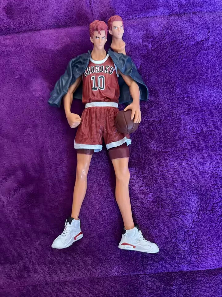 Sakuragi Hanamichi Slum Dunk Anime Collectible Action Figure PVC 10" [No Box]
