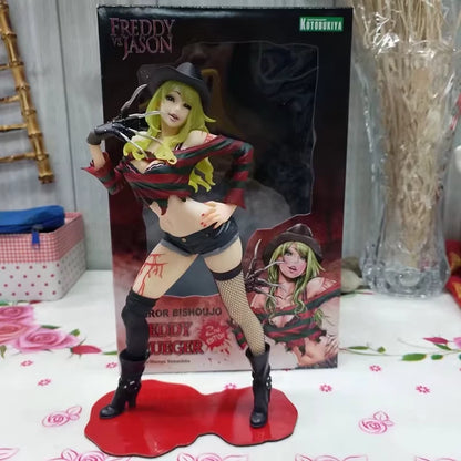 Female Freddy Krueger Collectible Scary Parody Horror Figure PVC 7" [Boxed] *Adult Collectible*