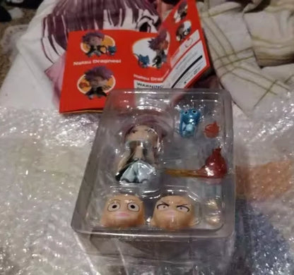 Natsu Fairy Tail Collectible Adjustable Chibi Anime Figure PVC 3.9" [Boxed]