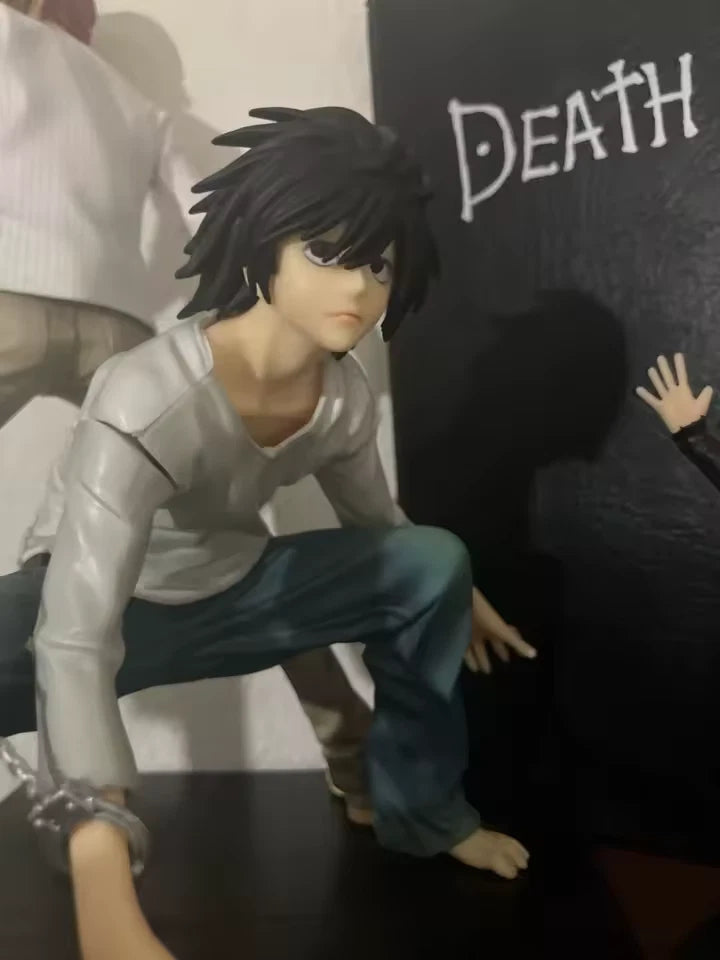 Light Yagami vs L Lawliet Death Note Collectible Anime Figure PVC 8.5" [Boxed]