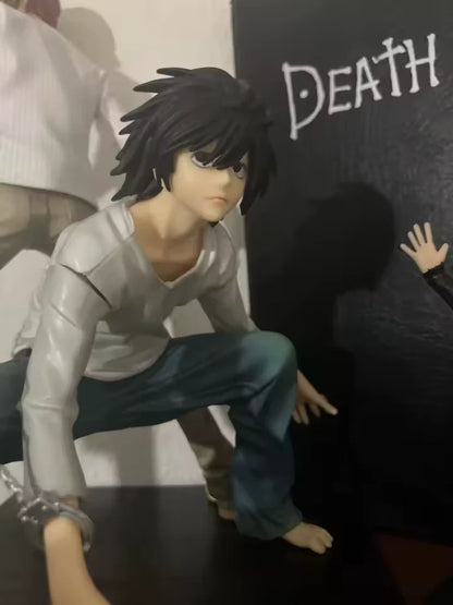 Light Yagami vs L Lawliet Death Note Collectible Anime Figure PVC 8.5" [Boxed]