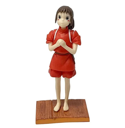 Chihiro Ogin, Kaonashi Spirited Away Movie Anime Figure Model Statue PVC 5" [Boxed]