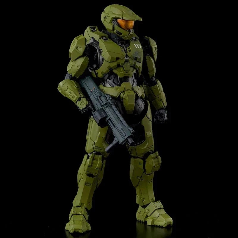 Master Chief Spartan-II 117 Halo Adjustable Rare Action Figure PVC 6.4" [Boxed]