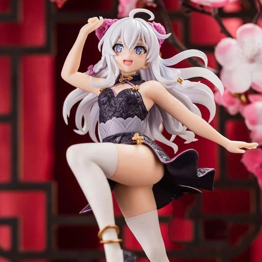 Elaina Cheongsam Wandering Witch Charming Kawaii Anime Figure PVC 4" [No Box]