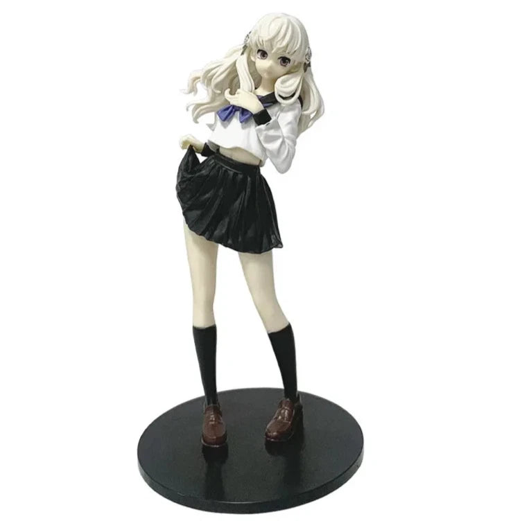 Lori Fuyusaka School Uniform 13 Sentinels: Aegis Rim Anime Figure PVC 7" [No Box]