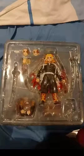 Kyojuro Rengoku Demon Slayer Adjustable Action Anime Figure PVC 5.5" [Boxed]