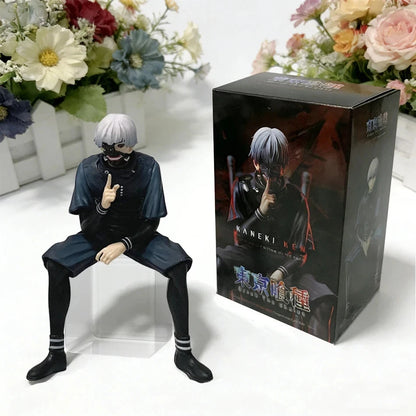 Ken Kaneki Eyepatch Tokyo Ghoul Anime Figure Model Statue PVC 4.5" - 7" [Boxed]