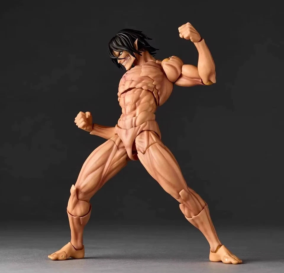 Eren Attack on Titan Form AoT Adjustable Action Anime Figure PVC 5.9 in [Boxed]