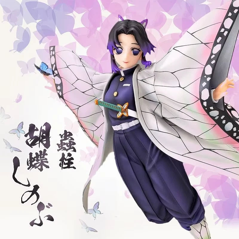 Shinobu Kocho Insect Hashira Demon Slayer Anime Kawaii Figure PVC 8.2" [No Box]