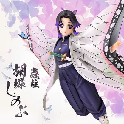 Shinobu Kocho Insect Hashira Demon Slayer Anime Kawaii Figure PVC 8.2" [No Box]