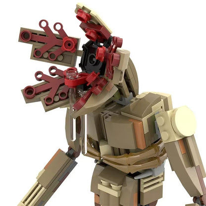 Demogorgon Stranger Things Adjustable Building Blocks 553 pcs set 12" [No Box]