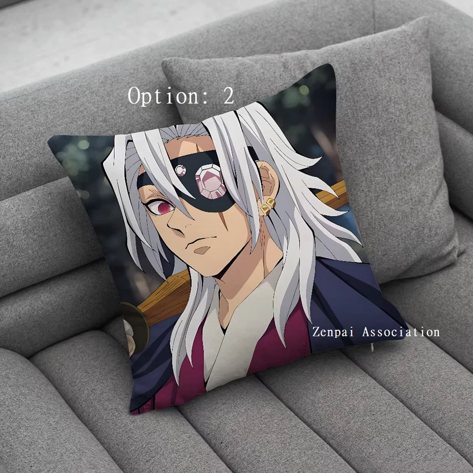 Tengen Uzui Hashira Demon Slayer Anime Soft Pillow Cushion Cover 2 x 2 ft
