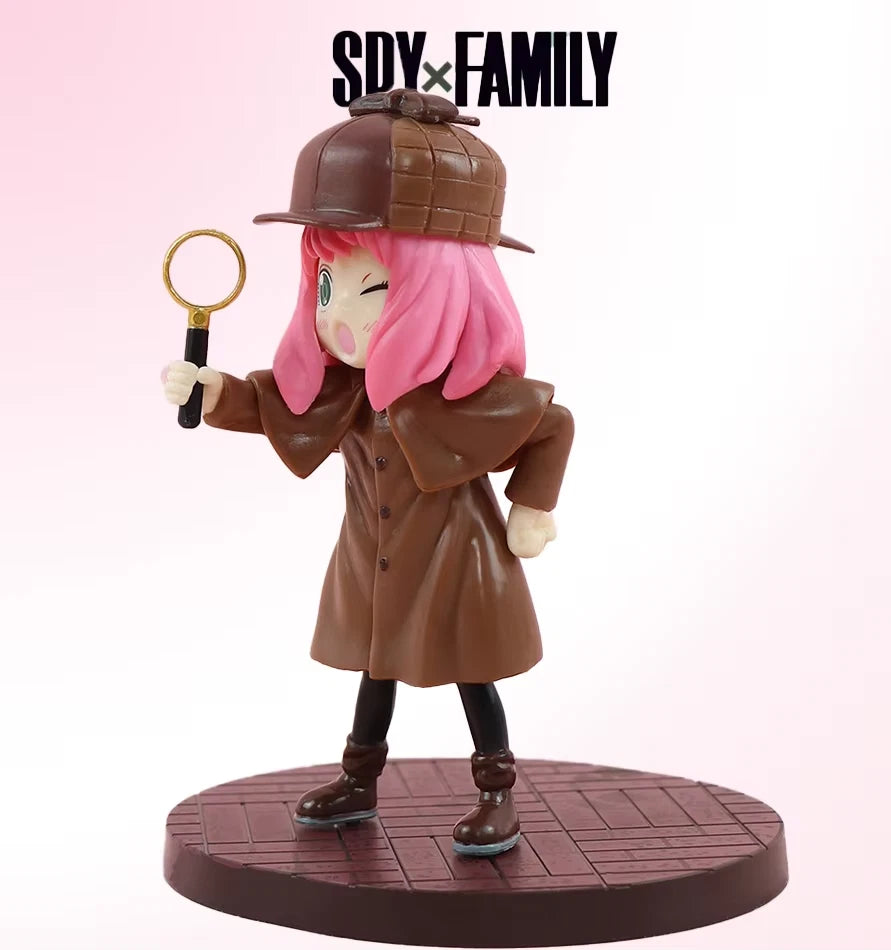Anya Forger Winter Detective Spy × Family Anime Kawaii Figure PVC 5.2" [Boxed]