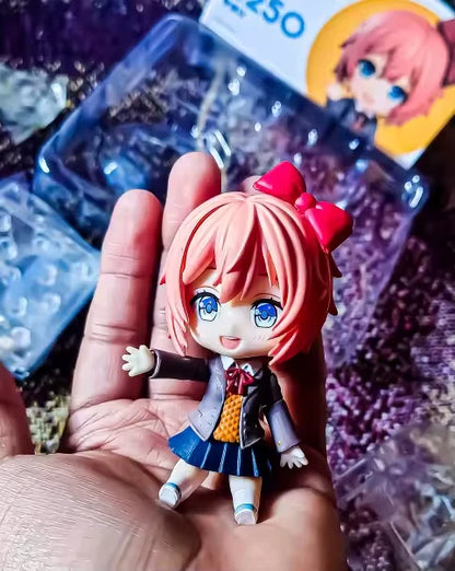 Sayori Doki Doki Literature Club! Adjustable Kawaii Anime Figure PVC 4" [Boxed]