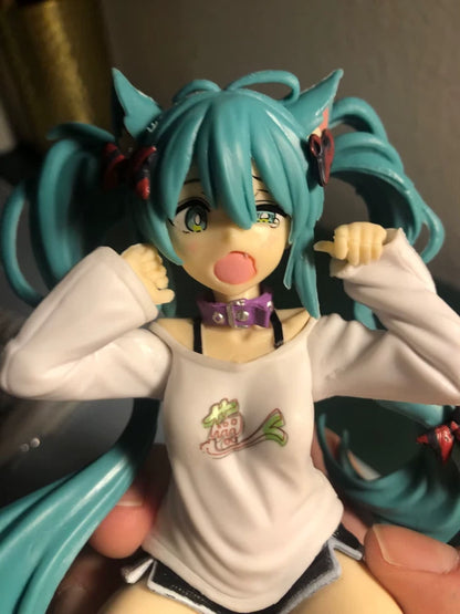 Hatsune Miku Neko Project DIVA Vocaloid Kawaii Desktop Figure PVC 4.5" [No Box]