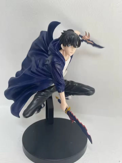 Sung Jin-woo Dual Wield Solo Leveling Collectible Anime Figure PVC 7" [Boxed]