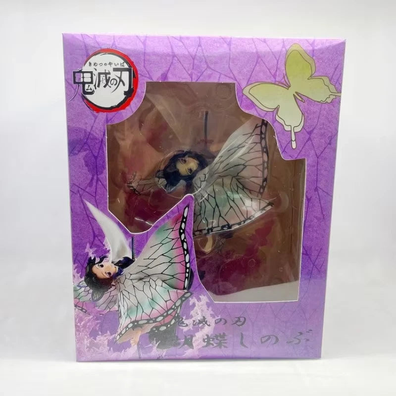 Shinobu Kocho Insect Breathing Demon Slayer Anime Figure Model Statue PVC 7.8" [Boxed]