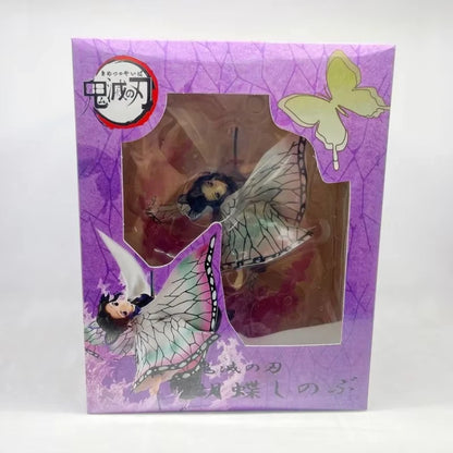 Shinobu Kocho Insect Breathing Demon Slayer Anime Figure Model Statue PVC 7.8" [Boxed]