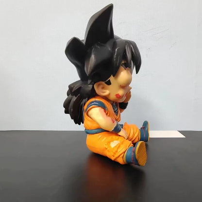 Childhood Gohan Bruised Up Dragon Ball Anime Figure Model Statue PVC 4" [No Box]