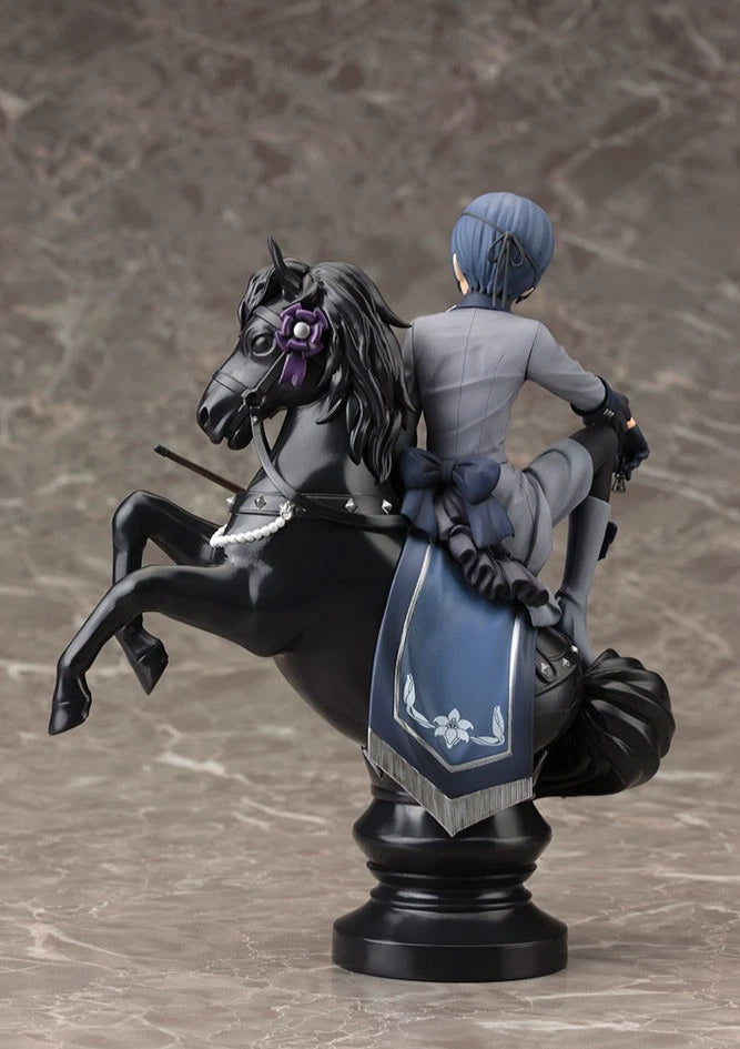 Ciel Phantomhive Mounted Black Butler Anime Figure Model Statue PVC 7" [Boxed]