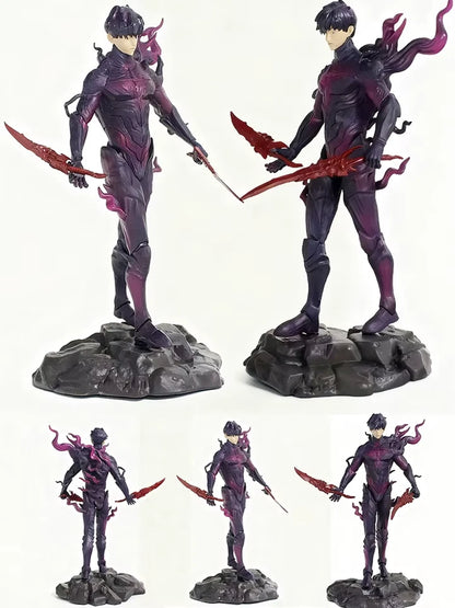 Sung Jinwoo Shadow King Solo Leveling Top-Rated Anime Figure PVC 8.4" [No Box]