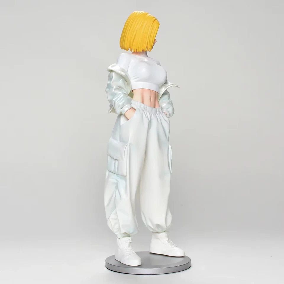 Android 18 Streetwear Style Dragon Ball Z Anime Cute Figure PVC 9" [Boxed]