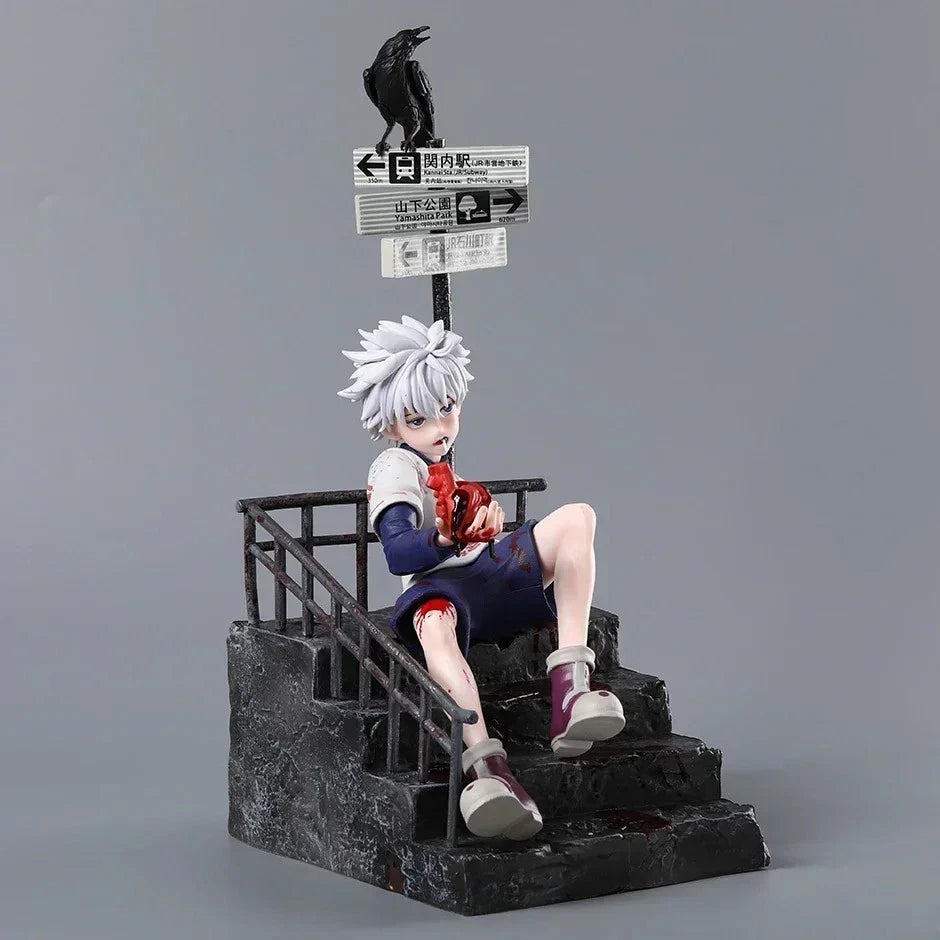 Killua Zoldyck Heart Grab Hunter × Hunter Anime Figure Model PVC 13" [Boxed]