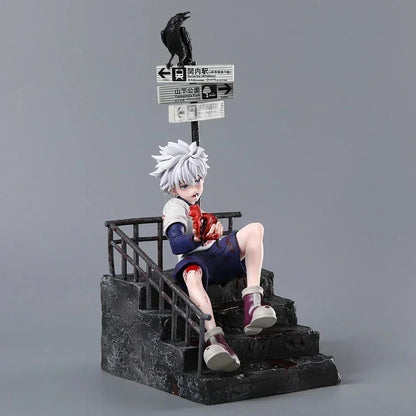 Killua Zoldyck Heart Grab Hunter × Hunter Anime Figure Model PVC 13" [Boxed]